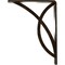 Ekena Millwork Miller Wrought Iron Bracket, (Single center brace), Antiqued Brass 1 1/2"W x 5 1/2"D x 8"H BKTM01X05X08SMIABS - alternate 9